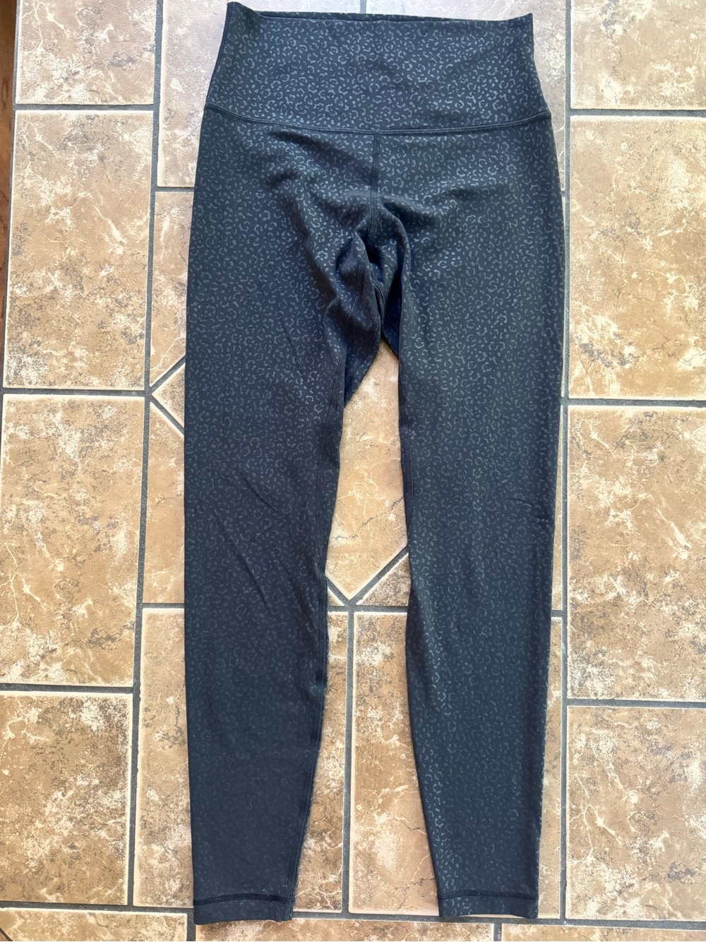 Lululemon Align high rise leggings embossed leopard